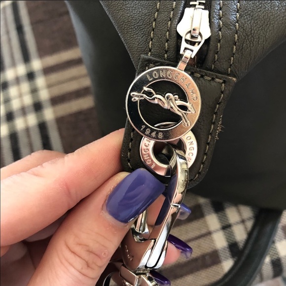 LONGCHAMP - EUC Large Le Pliage Leather Bag - Picture 4 of 8